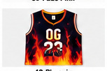 Custom basketball shirts design 49
