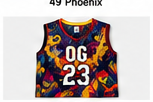 Custom basketball shirts design 59